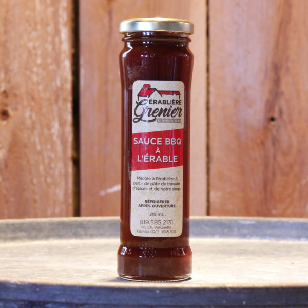 sauce bbq à l'érable