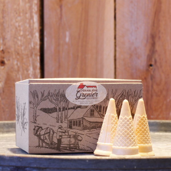 Boite de 6 cornets à l'érable