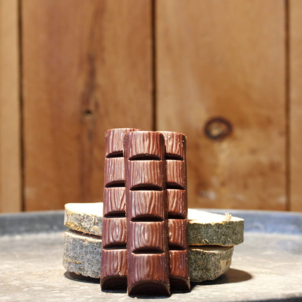 Barre de chocolat noir